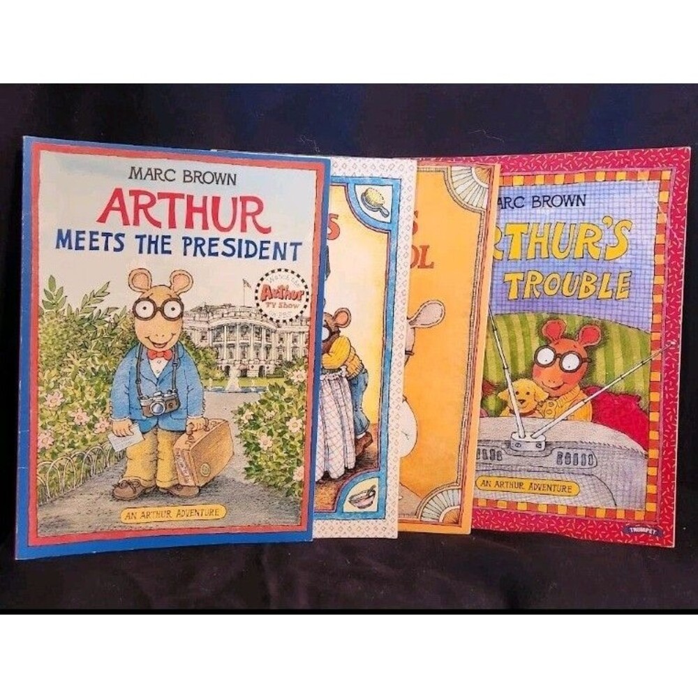 Vintage Arthur Meets The President,Arthur's Baby,Arthur's April Fools, TV Troubl